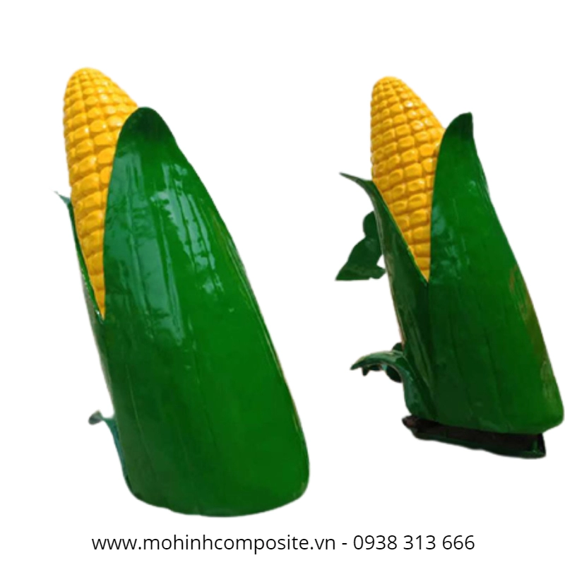 mo hinh bang nhua composite cao cap6 1 9255 - Mô hình trái bắp frp cao 800mm